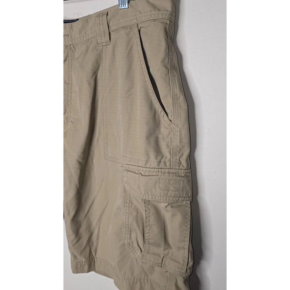 The North‎ Face Ripstop Cargo Shorts Sz 36 Khaki Utility Pockets Hiking Gorpcore